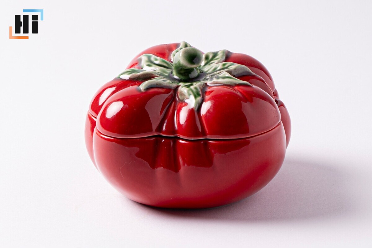 Салатник с крышкой "Bordallo Pinheiro Tomato" красный 500 мл 1