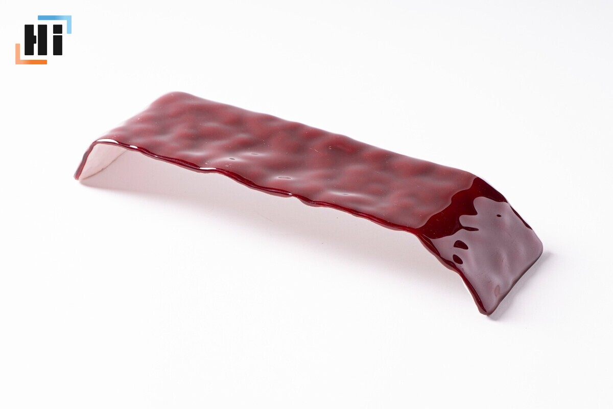 Блюдо прямоугольное "Pordamsa Merlot" красное 38х11х6 см 1